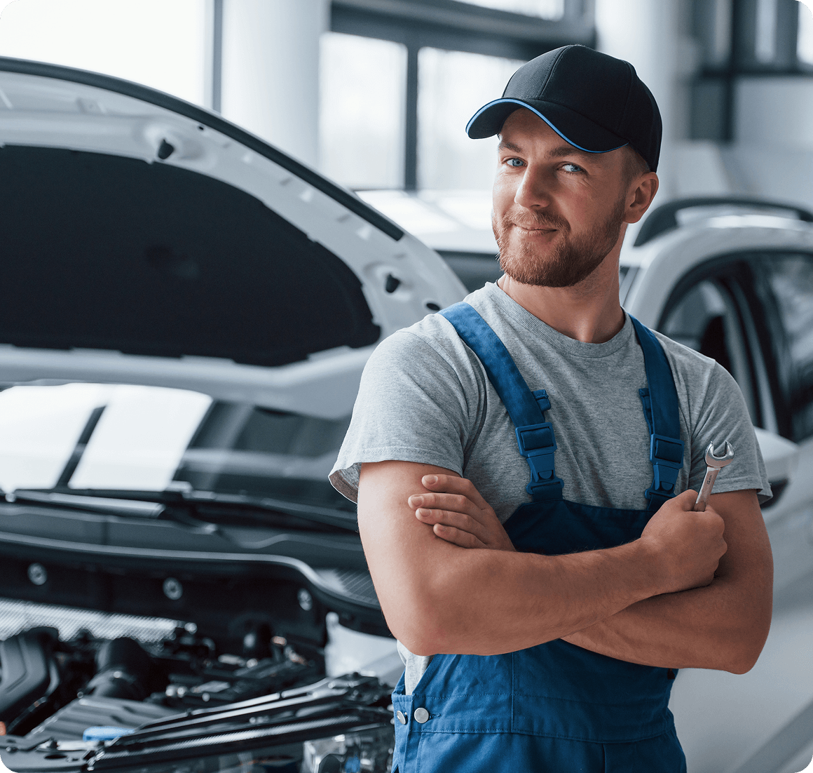 lovely-job-employee-blue-colored-uniform-stands-automobile-salon